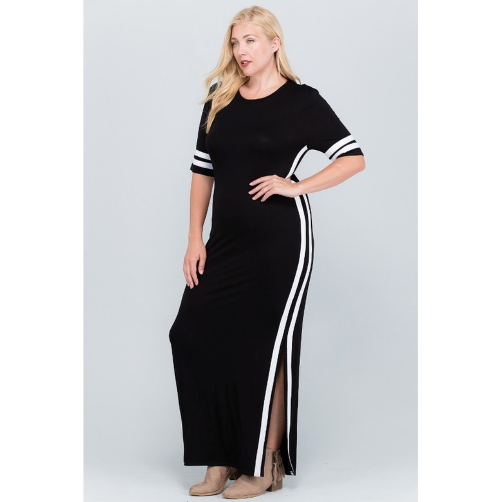 Sexy black Maxi dress